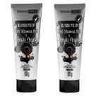 Kit 2 Gel Facial Peel Off Vitamin Argila Negra Dermachem 60g