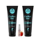 Kit 2 Gel Hidratante Haskell Cachos Sim Definição e Nutrição 240 ML + Presente Lourre 15ml