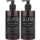 Kit 2 Gel Pré Barba Burbank 500mL Profissional Bancada Barbearia Barba Urbana B.URB Kit 2 Gel Pré Barba Burbank 500mL Profissional Bancada Barbearia Barba Urbana B.URB