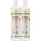 Kit 2 Gelatina Ativadora Condicionante África Baobá Apse Vegano Cacheados Crespos Ondulados 300ml