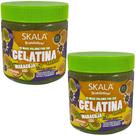 Kit 2 Gelatina Capilar Maracujá Skala Proteção Térmica 550g Kit 2 Gelatina Capilar Maracujá Skala Proteção Térmica 550g