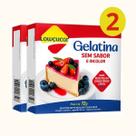 Kit 2 Gelatina Sem Sabor Incolor Lowçucar 12G