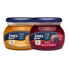 Kit 2 Geleia Linea Damasco e Frutas Vermelhas 230g Zero Sem Açucares