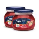 Kit 2 Geleias Linea Sabor Morango de 230g Zero Sem Açucares