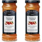 Kit 2 geleias st. dalfour maçã e canela 284g importada receita francesa sofisticada