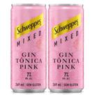 Kit 2 Gin Tônica Pink SCHWEPPES 269ml - Drink Pronto