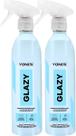 Kit 2 - Glazy 500ml Limpa Vidros Redutor De Atrito 4 Em 1 Vonixx