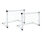 Kit 2 Golzinho Brinquedo Rede Bola Trave Infantil Futebol