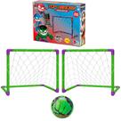 Kit 2 Golzinhos Futebol Infantil + Bola Macia Infantil Huk