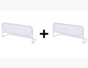 Kit 2 Grade De Proteção Para Cama Infantil Branca - Ninos