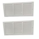 Kit 2 Grades de Ventilação Encaixe Retangular 35x16cm Ventokit