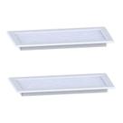 Kit 2 Grades Ventilação 30x13cm Encaixe Exaustor Resistent