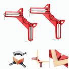 Kit 2 Grampo Canto Angular Aperto 90 Graus Esquadro Morsa 75