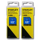 Kit 2 Grampo Grampeador Stanley Heavy Duty 10mm 3/8 Pol Tapeceiro Marceneiro Estofado Pistola Manual
