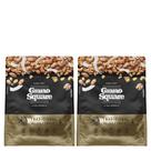 Kit 2 Granola Premium Tradicional Com Gergelim, Castanhas de Caju Pará e Amendoas, Nozes GranoSquare 400g
