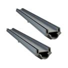 Kit 2 Grelha Invisivel Rebaixada 3279X2GDA com Caixa Coletora Cinza GDA Industria e Distribuidora