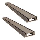 Kit 2 Grelha Linear Invisível com Caixilho Fendi 100x8cm Kit 2 Grelha Linear Invisível com Caixilho Fendi 100x8cm