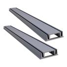 Kit 2 Grelha Linear Invisivel Oculta 3255X2GDA com Caixilho Cinza GDA Industria e Distribuidora