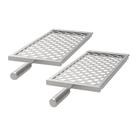 Kit 2 Grelhas Moedas Inox para Churrasco 21cm Kit 2 Grelhas Moedas Inox para Churrasco 21cm