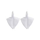Kit 2 Guardanapos Tecido Oxford Liso Basic 2 Peças Branco - RA-VALLE Kit 2 Guardanapos Tecido Oxford Liso Basic 2 Peças Branco - RA-VALLE