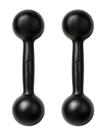 Kit 2 Halter 1Kg Cada Ferro Fundido Musculação Academia Alui