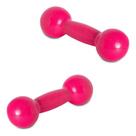 Kit 2 Halter Emborrachado 1kg Rosa - Acte