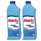 Kit 2 HCL Algicida Manutenção Eliminador de Algas Hidroal 1l