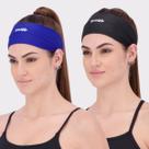 Kit 2 Heandbands Snugg UV50+ Preta e Azul