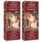 Kit 2 Hennas em Creme Natural - Cor Castanho Claro - 70ml - Surya Brasil