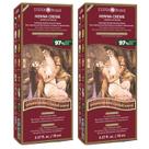 Kit 2 Hennas em Creme Natural - Cor Castanho Dourado - 70ml - Surya Brasil