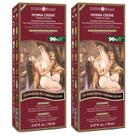 Kit 2 Hennas em Creme Natural - Cor Castanho Escuro - 70ml - Surya Brasil