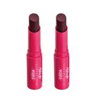 Kit 2 Hidra Balm Labial Cor Vinho Niina Secrets Eudora 3,2g