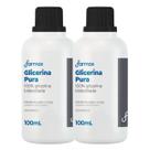 Kit 2 Hidratante Glicerina Pura Farmax 100ml