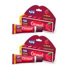 Kit 2 Hidratante Labial Carmed Fini Amora Intensa com Cor 10g Cada