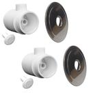 Kit 2 Hidromassagem Piscina Alvenaria Azulejo Inox 50mm