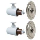 Kit 2 Hidros Inox 304 com Canhão Brustec e Retorno Direcional Inaqua