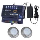 Kit 2 hiper led rgb 9w + central de comando brustec Kit 2 hiper led rgb 9w + central de comando brustec