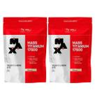 Kit 2 Hipercalórico Mass Baunilha Refil 17g de Proteína 3kg Max Titanium