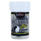 Kit 2 Hot Ball Plus Conforto Lubrificante Anal com Aquecimento Hot Flowers