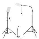 Kit 2 Iluminadores Led 20w + Tripé 2m Braço Articulável
