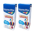 Kit 2 Imunevitta Kids Vitaminas A-z 240ml Sabor Laranja