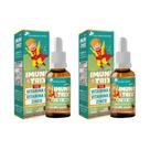 Kit 2 ImuniTrix Infantil Vitaminas C D Zinco 2x30ml Morango Flora Nativa