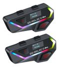 Kit 2 Intercomunicador Moto Bt 5.2 Capacete 2000m G-max