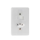KIT 2 Interruptor 1 Tecla + Tomada 2p+t 20a Ilumi