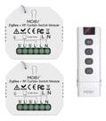 Kit 2 Interruptor Cortina Zigbee+rf Casa Inteligent+controle