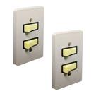 Kit 2 Interruptor Simples 2 Mod Silentoque Conj 2110 Pial
