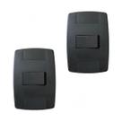 Kit 2 Interruptor Simples Preto 10A 250V Placa 4x2 Ilumi