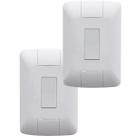Kit 2 Interruptor Simples Vertical Aria Tramontina 4x2 SLP 1 Kit 2 Interruptor Simples Vertical Aria Tramontina 4x2 SLP 1