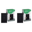 Kit 2 Interruptores Smart Inteligente Touch Wi-fi 1 Tecla Ews 1001 Intelbras