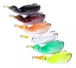 Kit 2 Isca Artifical Pesca Pato Frog Anti Enrosco 10,5Cm Duck Tucunaré Traíra Black Bass